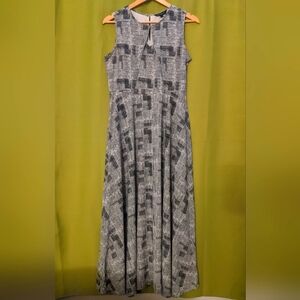 Latin Quarters Sleeveless Geometric Patterned Dress L